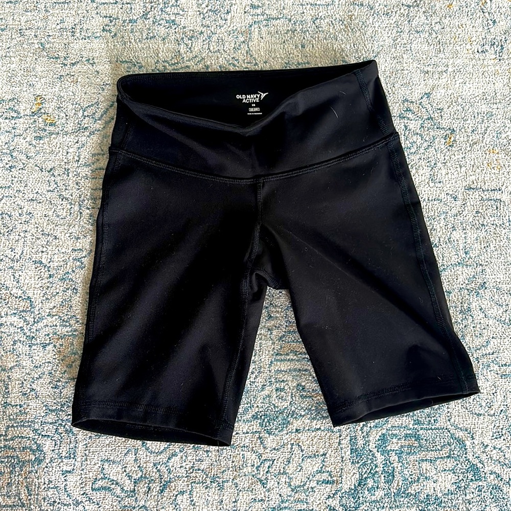 Old navy spandex shorts black xs